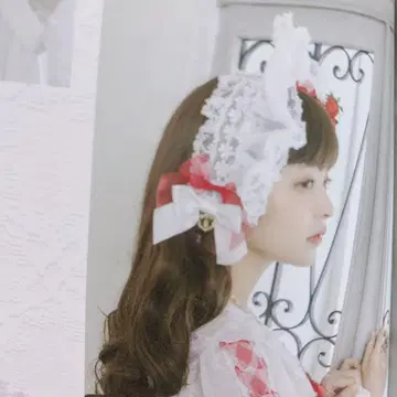 BABY 쉬폰 보닛