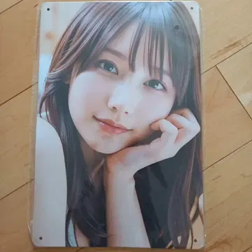 여성 포트레이트 양철 간판 인테리어 42