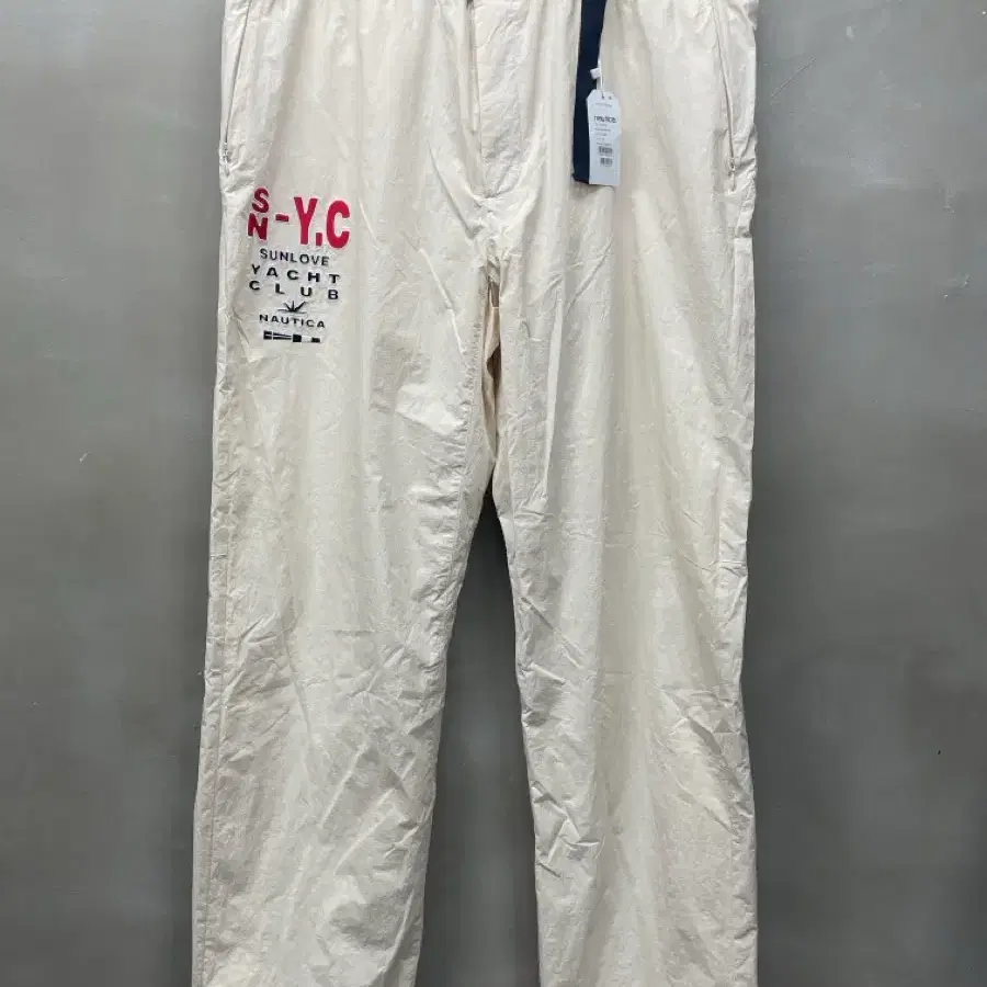 노티카 새상품 나일론 스트랩 팬츠 36 IVORY XL
