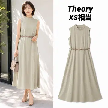 [새상품급] 띠어리 SYNTHETIC CREPE CASCADE SL DR