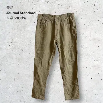 새상품급 저널 스탠다드 린넨 100% 테이퍼드 팬츠 캐주얼 팬츠