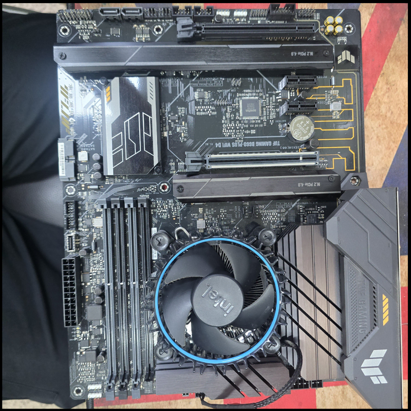 CPU보드세트-ASUS B660 D4 + I5 12400+동쿨러