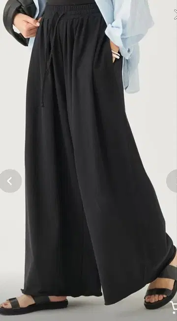 plage SWEAT WIDE TUCK 팬츠