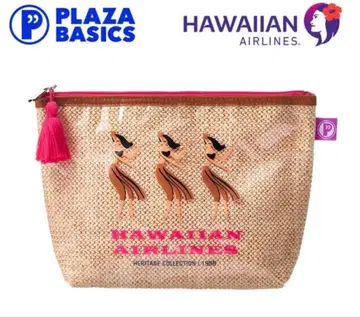 PLAZA BASICS 하와이안 항공 보트형 파우치