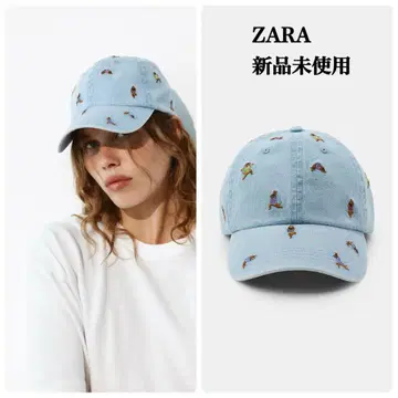 완판템 ZARA 강아지 자수 트윌 캡 택 포함 새상품