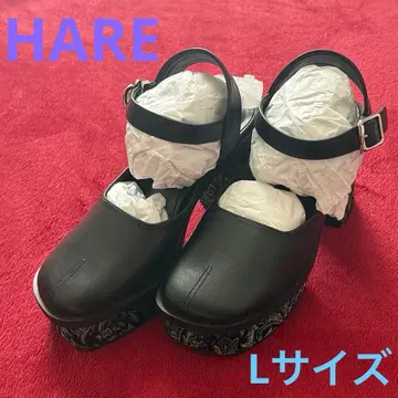 HARE 갈라 밑창 청키 펌프스