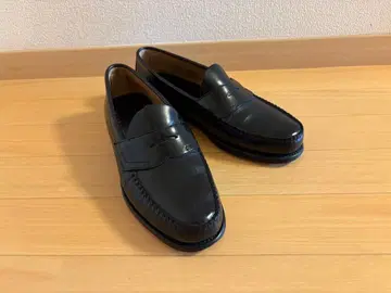 새상품급 G.H.BASS LOGAN 코인 로퍼 U팁 블랙