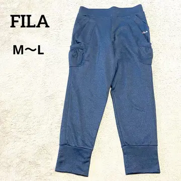 휠라 FILA 조거 팬츠 네이비 M-L 요가 헬스장 트레이닝