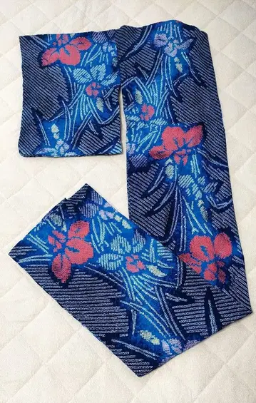 유카타 아리마츠 시보리 초화 무늬 총 시보리