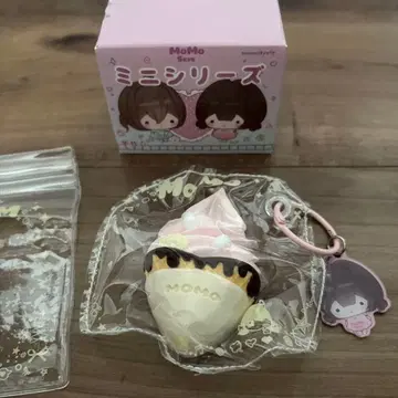MoMo 미니 시리즈 스퀴즈 소프트 아이스크림 핑크 딸기