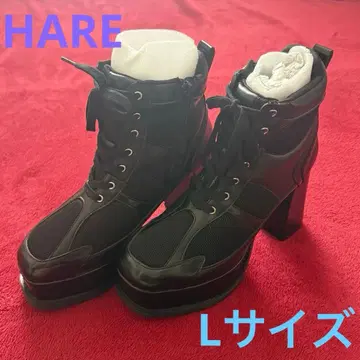 HARE 스니커즈 힐 부츠