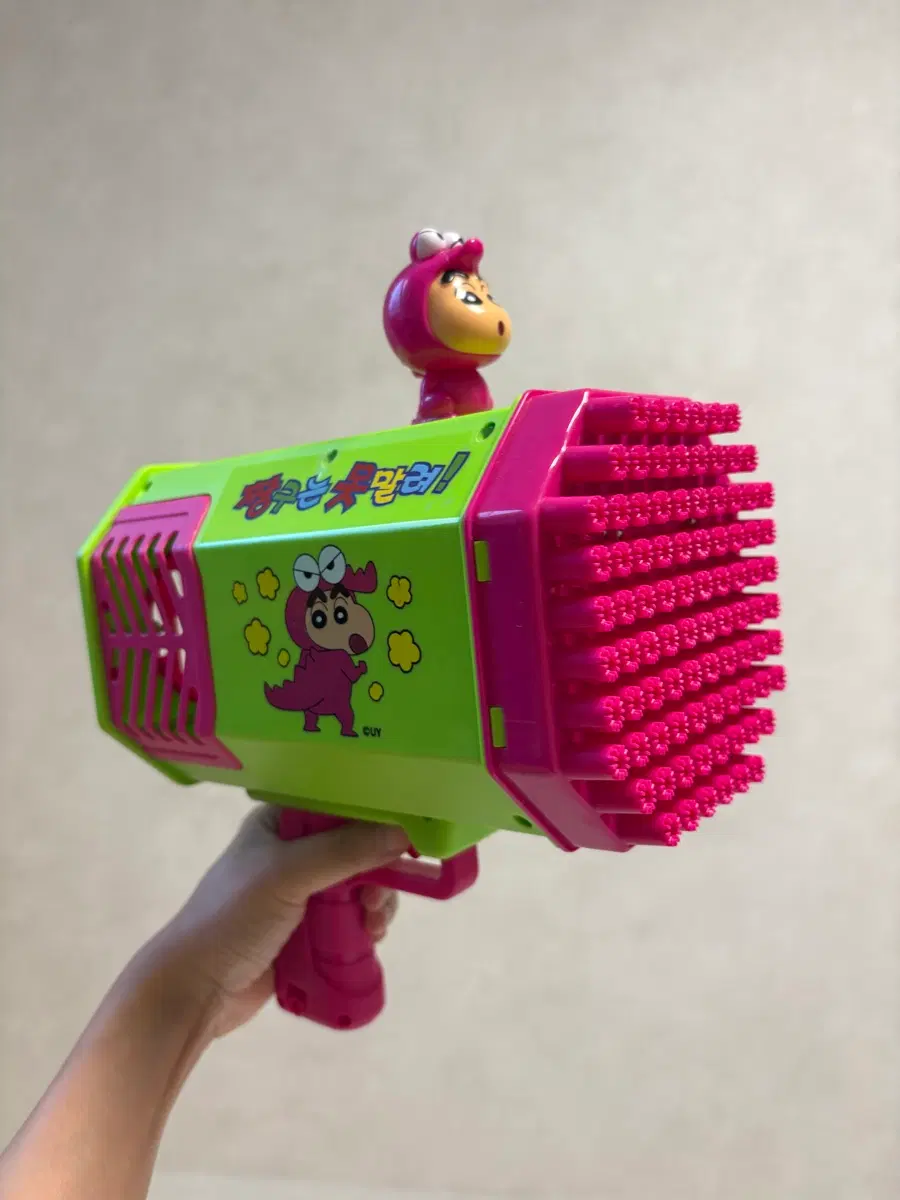짱구는못말려 비눗방울 총 , 버블건