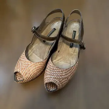 RABOKIGOSHI works 샌들 오픈토 웨지솔