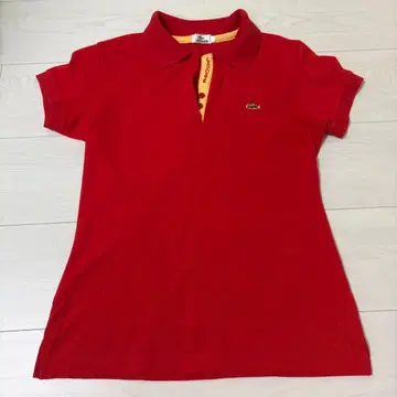 프렌치 LACOSTE 피케 셔츠 빨간색