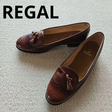 REGAL 여성용 태슬 로퍼 브라운