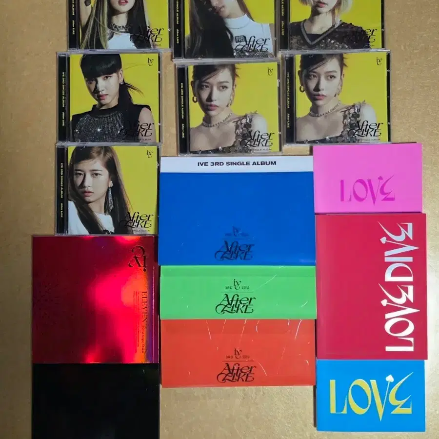 아이브 IVE 앨범 after LIKE LOVE DIVE ELEVEN 세트 개봉 일괄 판매