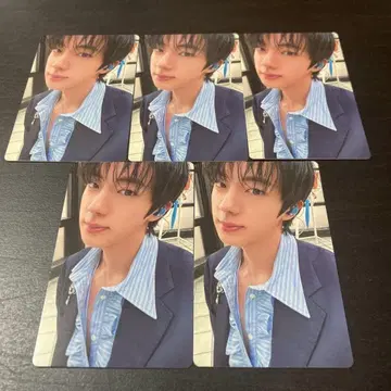 BTS 진 ARIRANG 일본 weverse 럭키 드로우 5장 트레이딩 카드