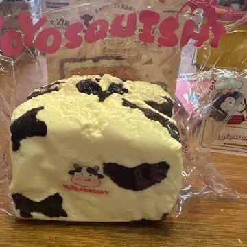 YoYoSquishy 소 패턴 식빵 스퀴즈