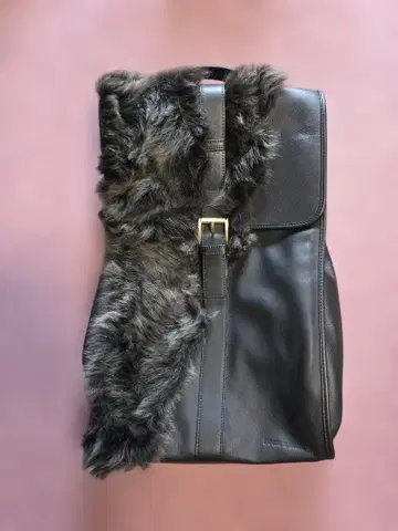 EMPORIO ARMANI 가죽 퍼 백팩 백팩 미사용 새상품