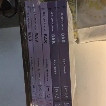 USCPA Course BAR 교재 문제집 세트