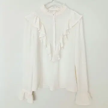 ZARA BASIC 프릴 블라우스 M 사이즈
