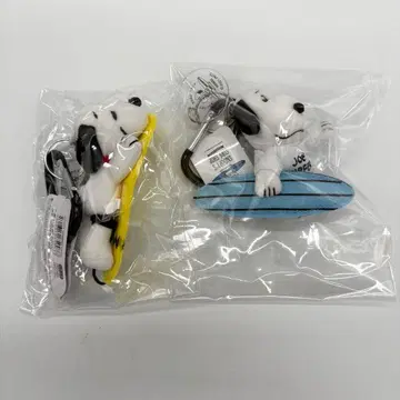 [한정판 스누피] 하와이 서프샵 봉제 인형 키링