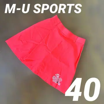M-U SPORTS 큐롯 핑크 골프 스커트 40 여성용