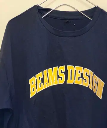 BEAMS DESIGN 남성용 T셔츠 네이비