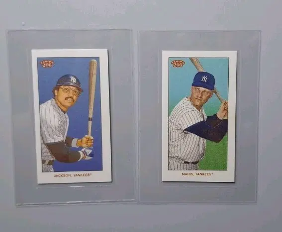 MLB 양키스 레전드 미니카드 2장 탑스T206