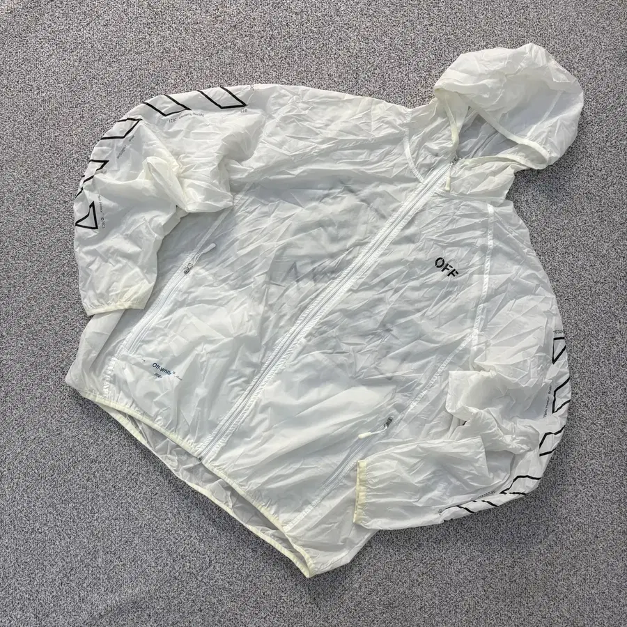 2XL 빈티지 꺼짐 경량 바람막이 자켓 0720J1