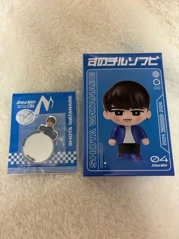와타나베 쇼타 소프트 비닐 거울 스티커 SnowMan 공식 굿즈 미개봉 새상품