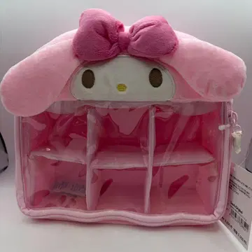 산리오 마이멜로디 봉제 인형 하우스 파우치 소품함
