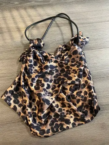 ZARA 레오파드 무늬 토트백