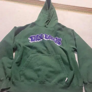 BEN DAVIS 풀오버 후드티 그린 M