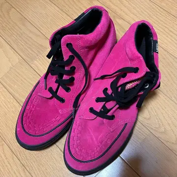 VANS 스웨이드 핑크 스니커즈 V173 29cm