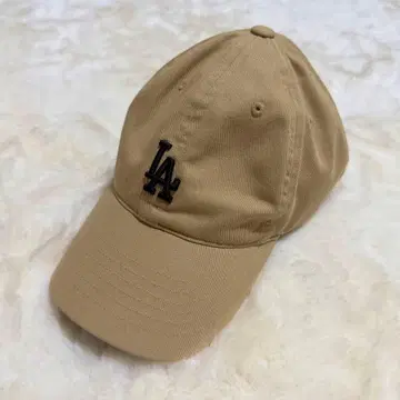새상품급 MLB LA 캡 베이지 프리 사이즈 한국 정품