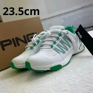미사용 새상품 PING 여성용 골프화 화이트 그린