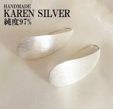 실버 귀걸이 카렌 실버 타이 실버 순은 에스닉 귀걸이 #2