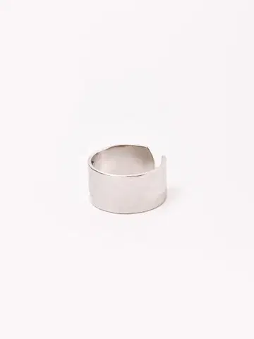 텍스처 와이드링 실버