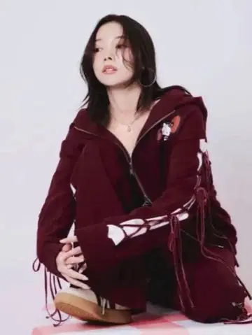 SNIDEL HELLO KITTY 팬츠 S 보르도