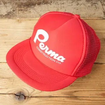 USA Perma 메쉬 캡 모자 레드 aw19