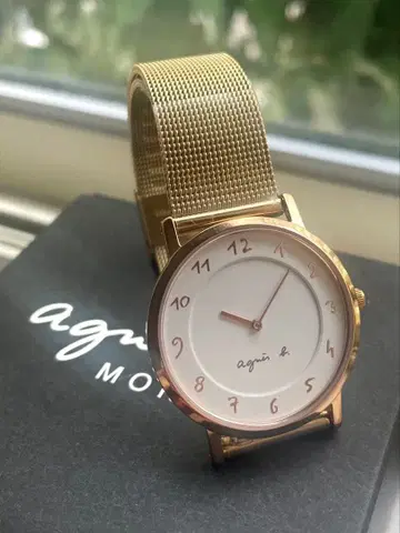 [ 배터리 새상품 벨트 새상품 ] 에네스베 손목시계 33mm 여성용