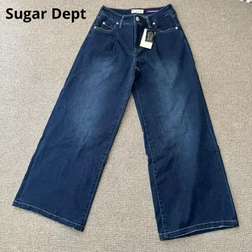[컨디션 최상] Sugar Dept 10주년 콜라보 와이드 데님 24 다크 네이비