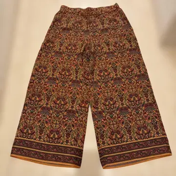 ZARA 페이즐리 무늬 와이드 팬츠