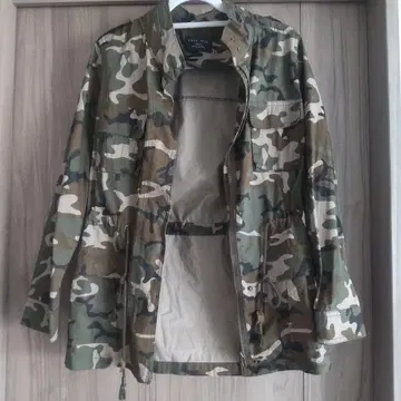 카모 패턴 밀리터리 자켓 카모플라쥬 코튼