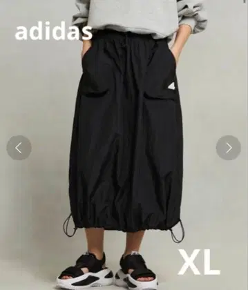 새상품급 adidas 시티 이스케이프 카고 스커트 XL 블랙