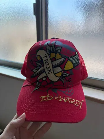Ed Hardy 메쉬 캡 레드
