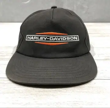 Harley-Davidson 자수 로고 캡 블랙 페이드