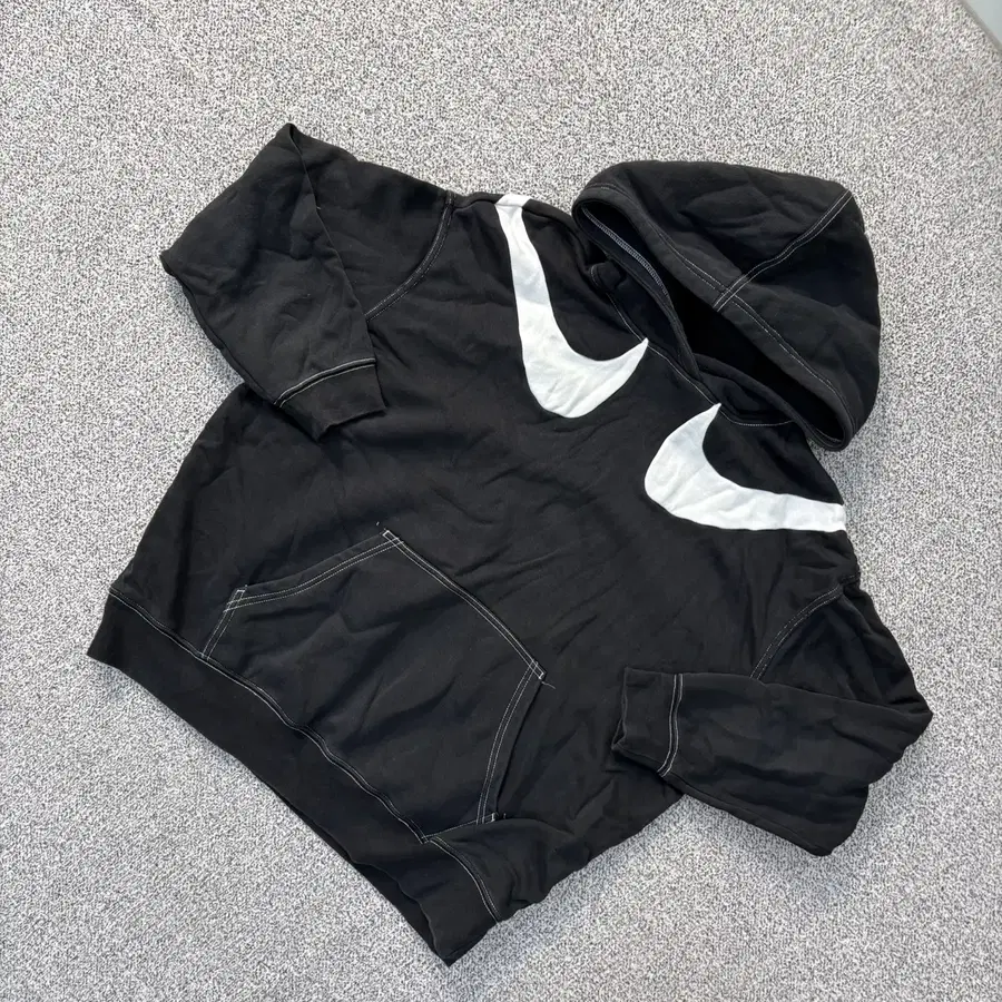 L 나이키 스티치 후드티 0720J1