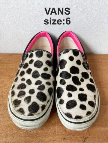 레어 VANS 송치 SIZE 6 24cm 슬립온 여성용